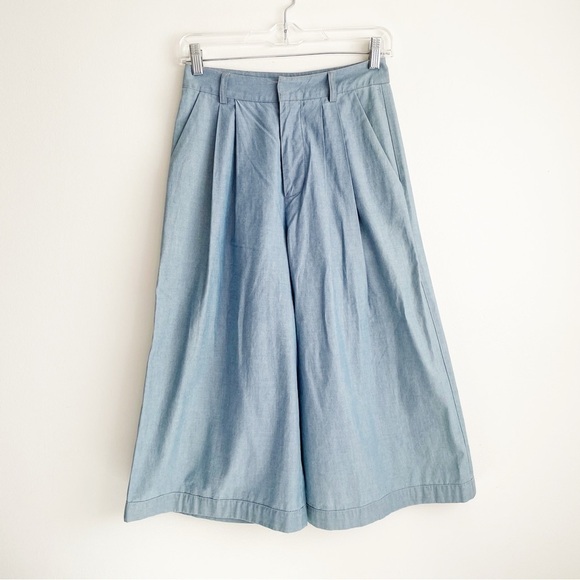 Lovers + Friends Light Blue Wide-Leg Pants - Picture 1 of 4